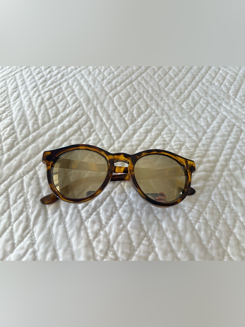 Le Specs Hey Macarena Sunglasses – Tortoise Frame & Mirrored Lenses